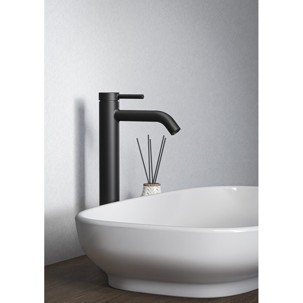 Baterie lavoar IDEAL STANDARD Ceraline Nuovo BD960XG, Pipa inalta, alama sanitara, negru mat