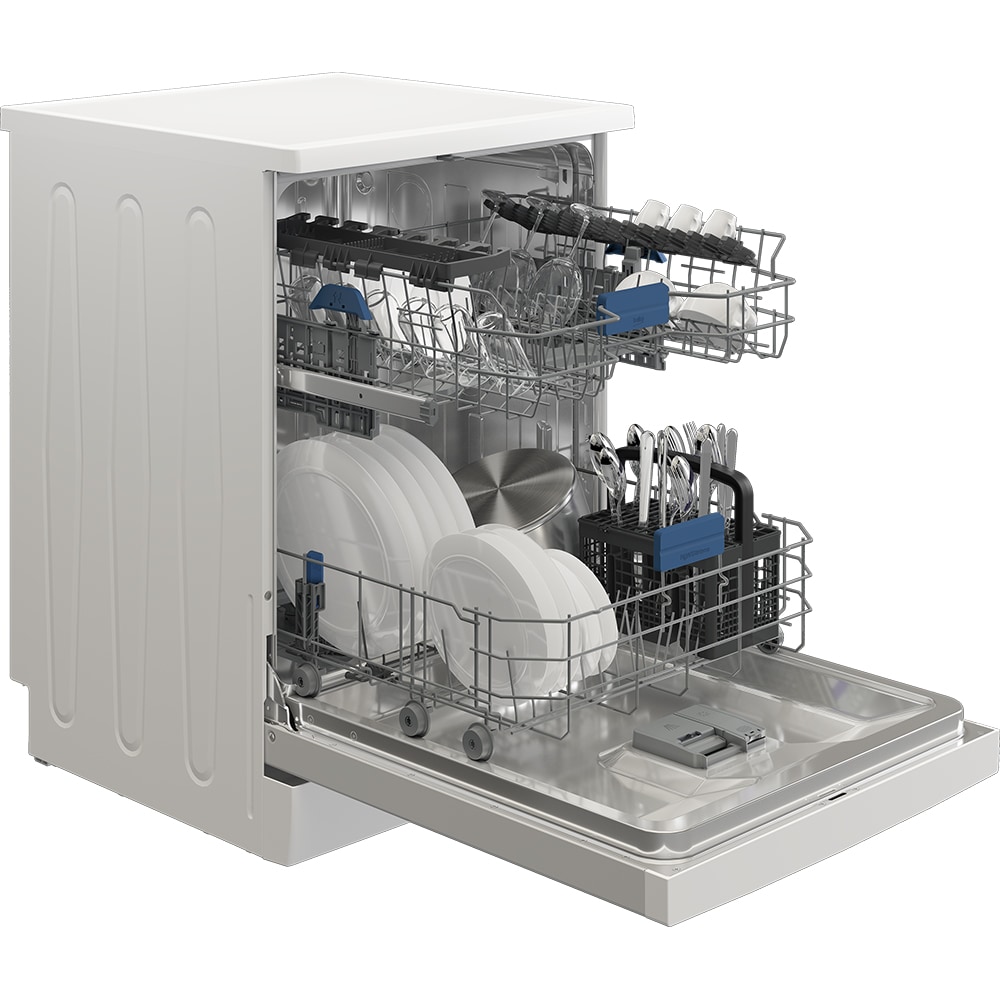 Masina de spalat vase independenta BEKO BDFN26440WP, 14 seturi, 6 programe, 60 cm, Clasa C, alb