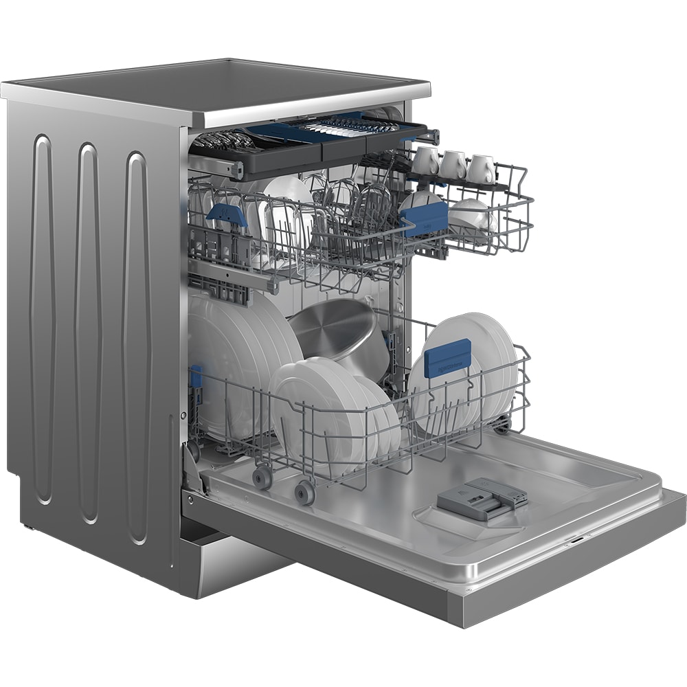 Masina de spalat vase independenta BEKO BDFN26540XP, 15 seturi, 6 programe, 45 cm, Clasa C, inox