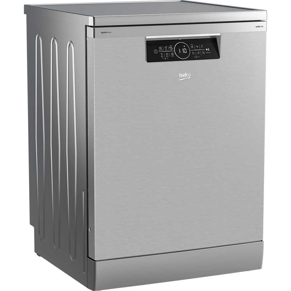 Masina de spalat vase independenta BEKO BDFN36540XP, 15 seturi, 6 programe, 60 cm, Clasa C, inox