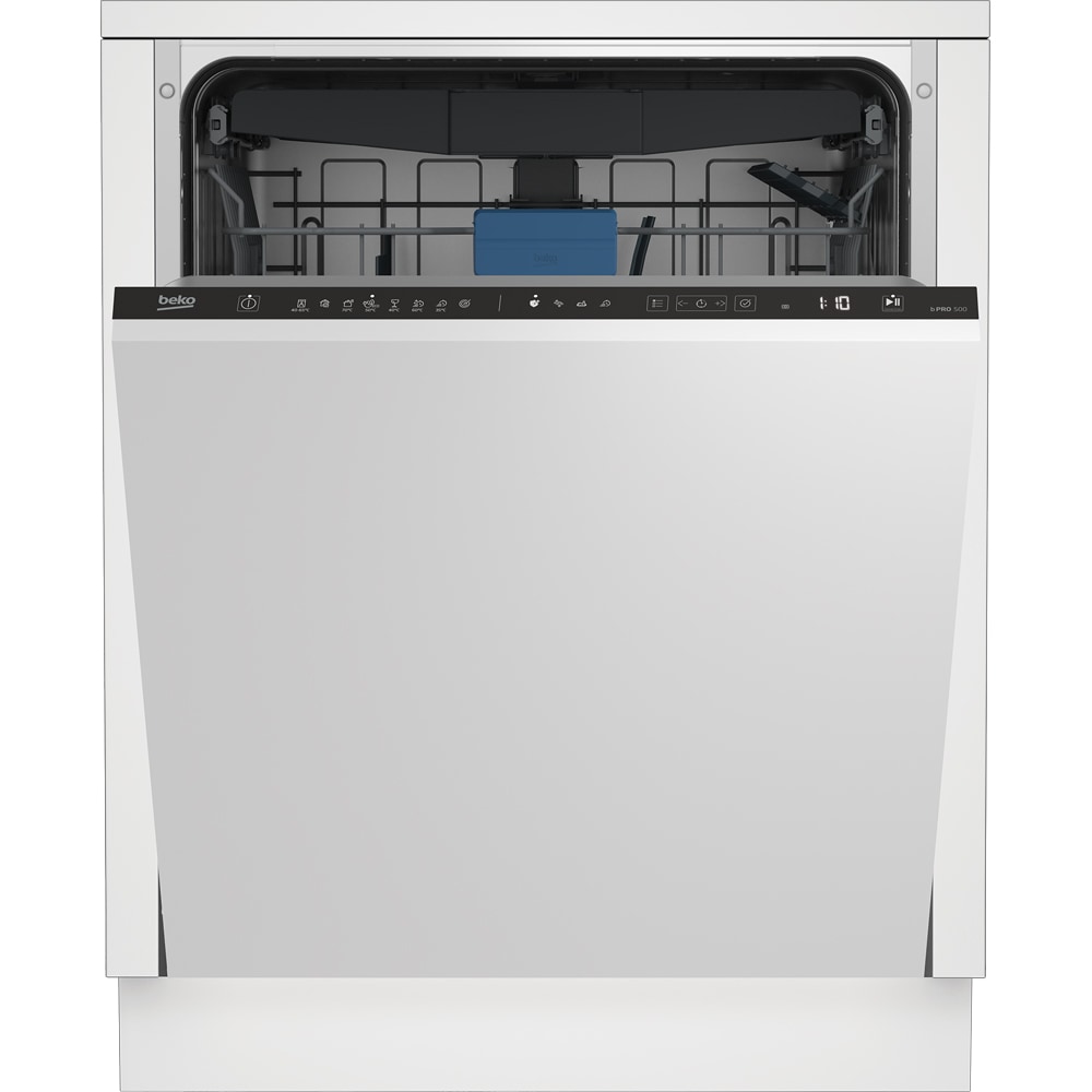 Masina de spalat vase incorporabila BEKO BDIN38540, 15 seturi, 8 programe, 60 cm, Clasa C, panou comanda negru