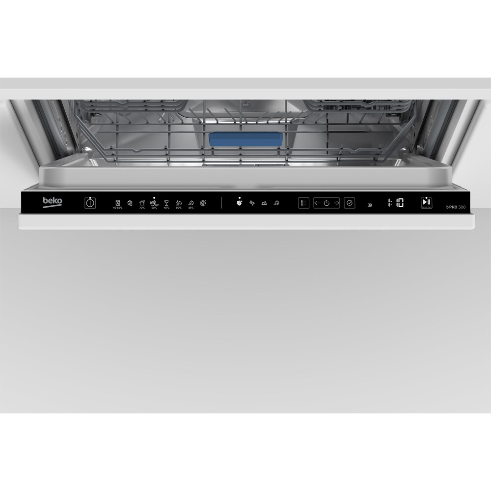 Masina de spalat vase incorporabila BEKO BDIN38540, 15 seturi, 8 programe, 60 cm, Clasa C, panou comanda negru