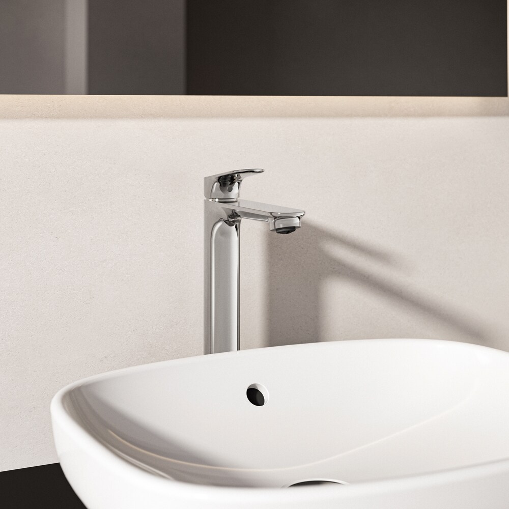 Baterie lavoar IDEAL STANDARD Ceralife O BE013AA, Pipa inalta, alama sanitara, crom