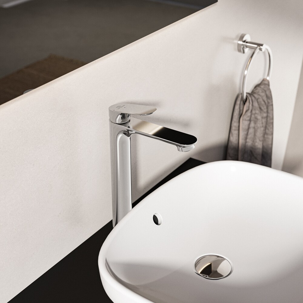 Baterie lavoar IDEAL STANDARD Ceralife O BE013AA, Pipa inalta, alama sanitara, crom