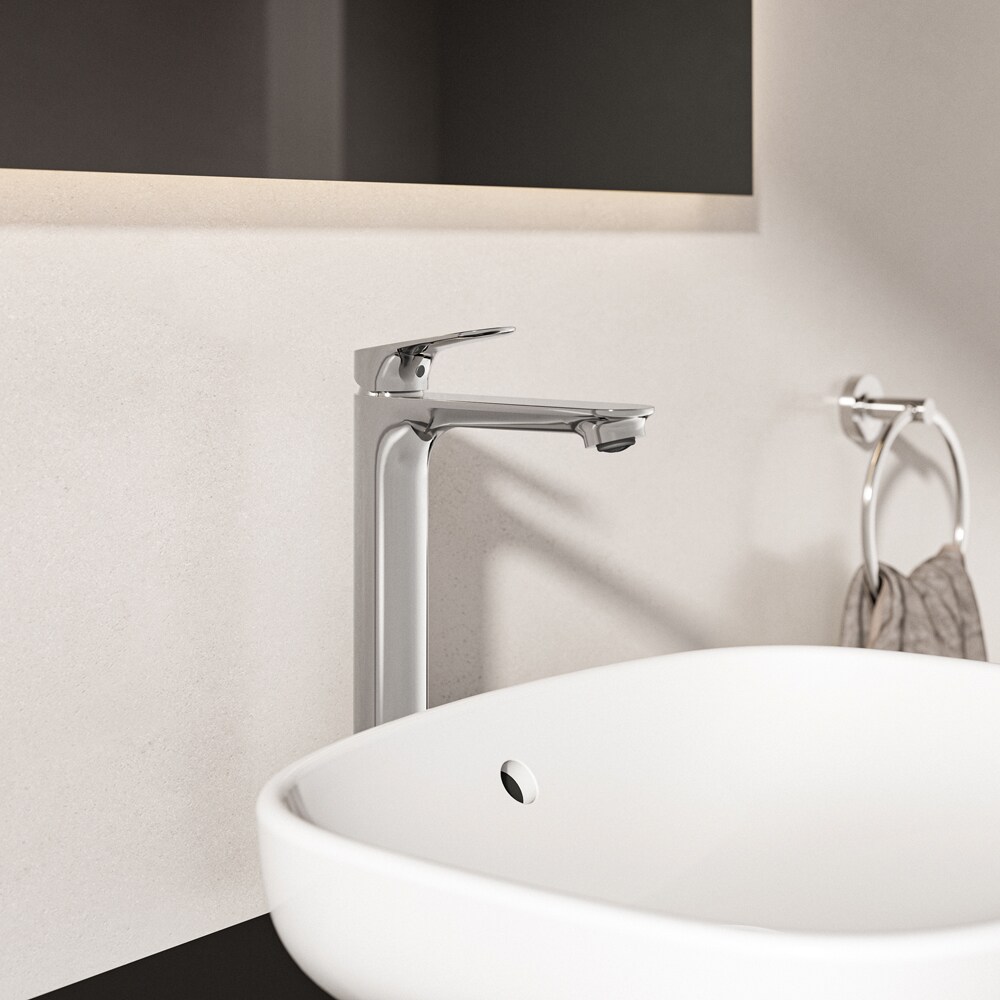 Baterie lavoar IDEAL STANDARD Ceralife O BE013AA, Pipa inalta, alama sanitara, crom