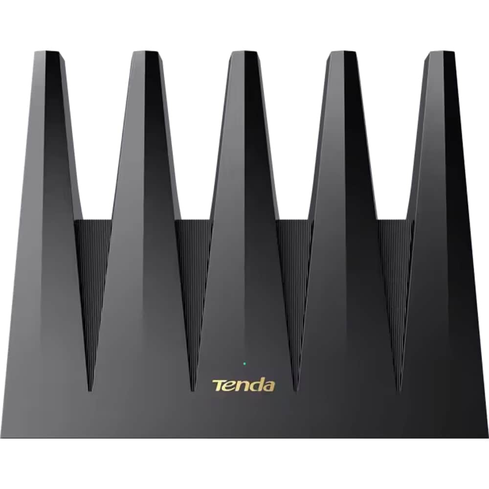 Router Wireless Gigabit TENDA BE12 Pro BE5100, Wi-Fi 7, Dual-Band 1376 + 5765 Mbps, negru