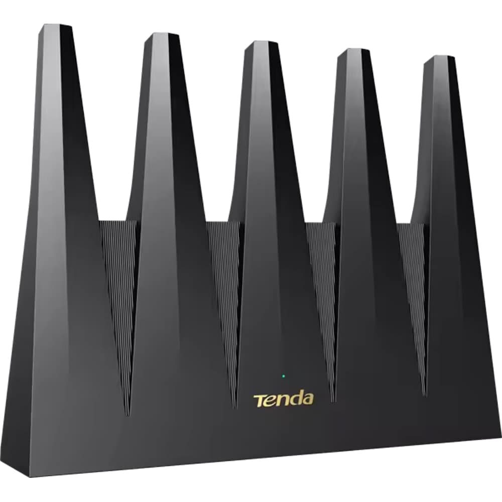 Router Wireless Gigabit TENDA BE12 Pro BE5100, Wi-Fi 7, Dual-Band 1376 + 5765 Mbps, negru