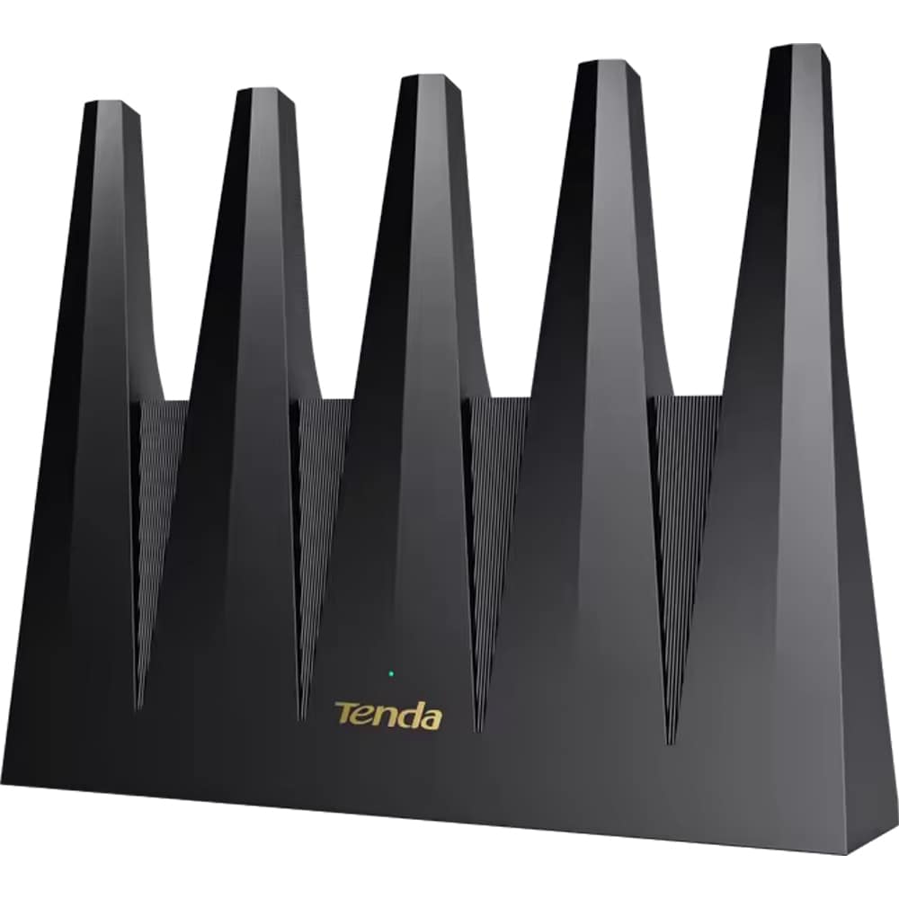 Router Wireless Gigabit TENDA BE12 Pro BE5100, Wi-Fi 7, Dual-Band 1376 + 5765 Mbps, negru