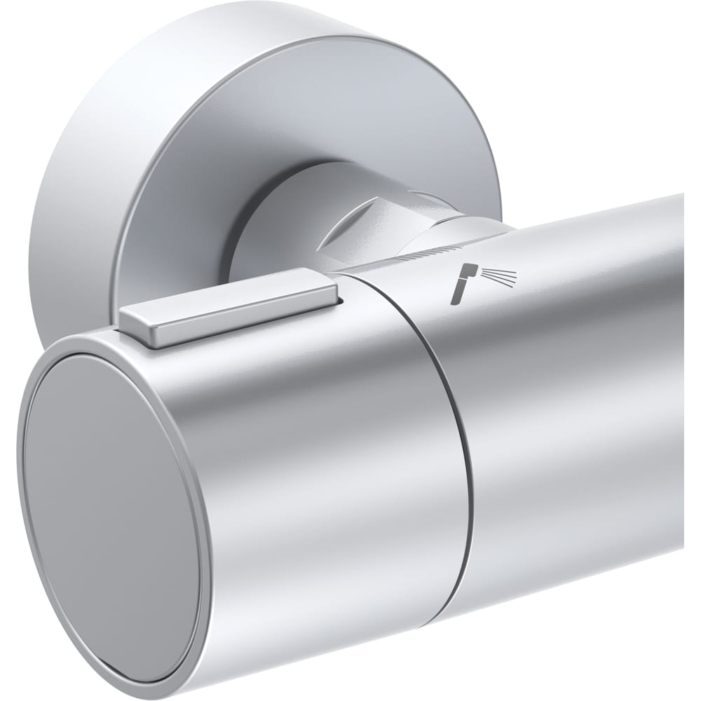 Sistem dus IDEAL STANDARD Ceratherm ALU+ BE210SI 26, termostat, 2 functii, argintiu