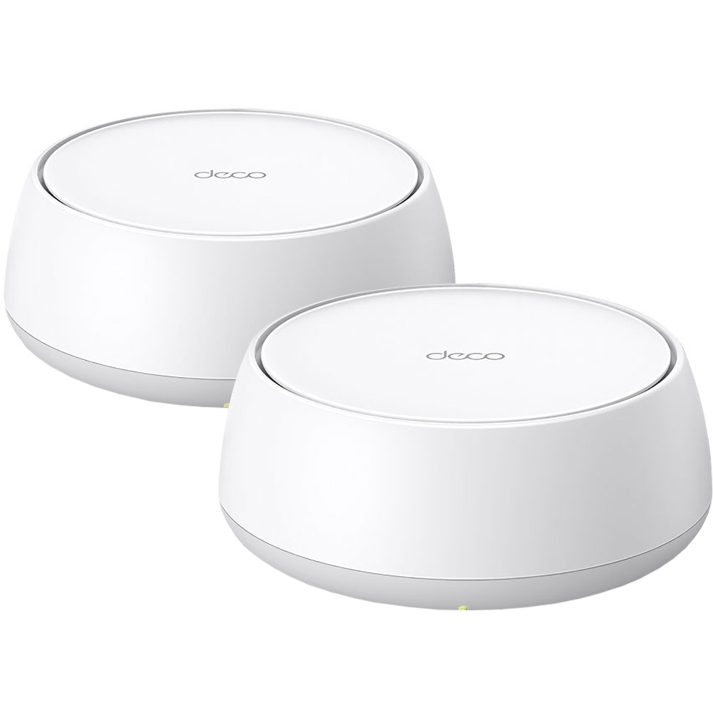 Sistem Wireless Mesh Gigabit TP-LINK Deco BE25 BE3600, Wi-Fi 7, Dual Band 688 + 2882 Mbps, 2 buc, alb