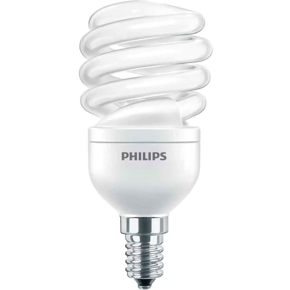 Bec PHILIPS EconomyTwister, E14, 12W, 741lm, lumina calda