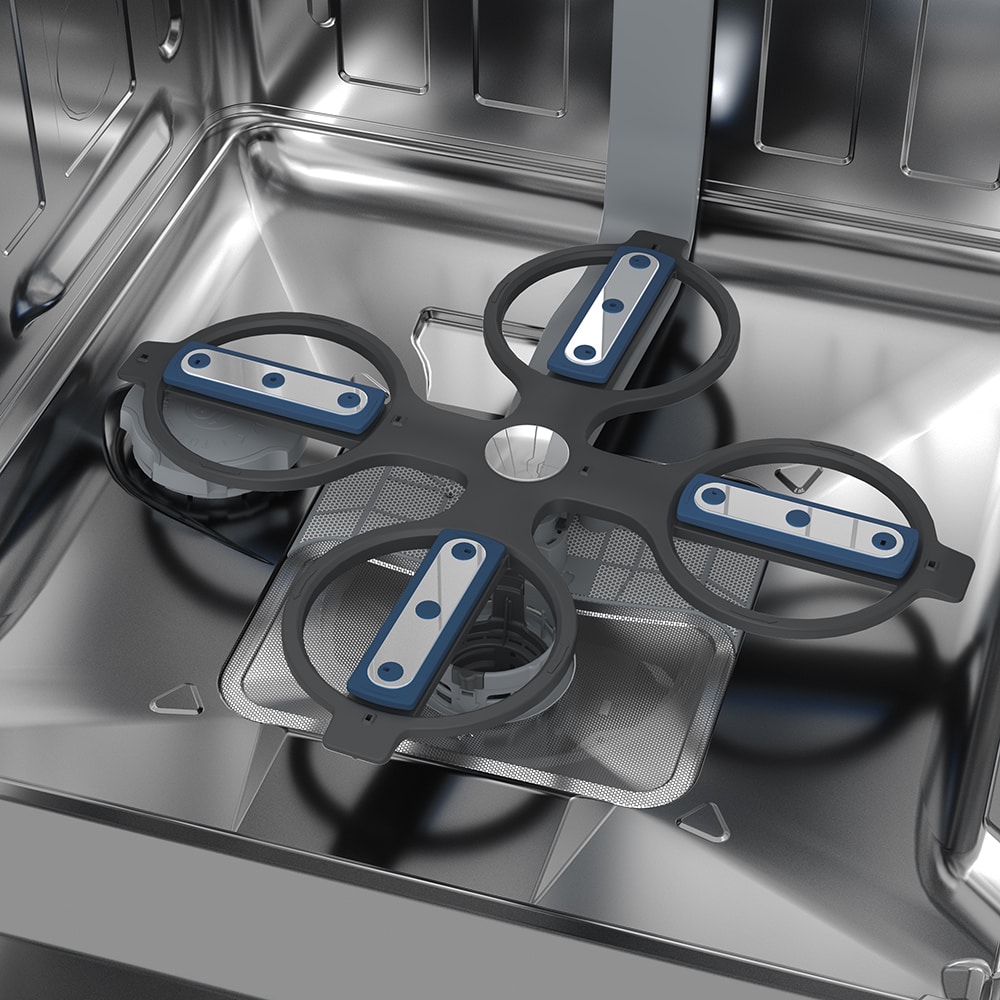 Masina de spalat vase incorporabila BEKO BDIN38440P, 14 seturi, 8 programe, 60 cm, Clasa C, panou comanda negru