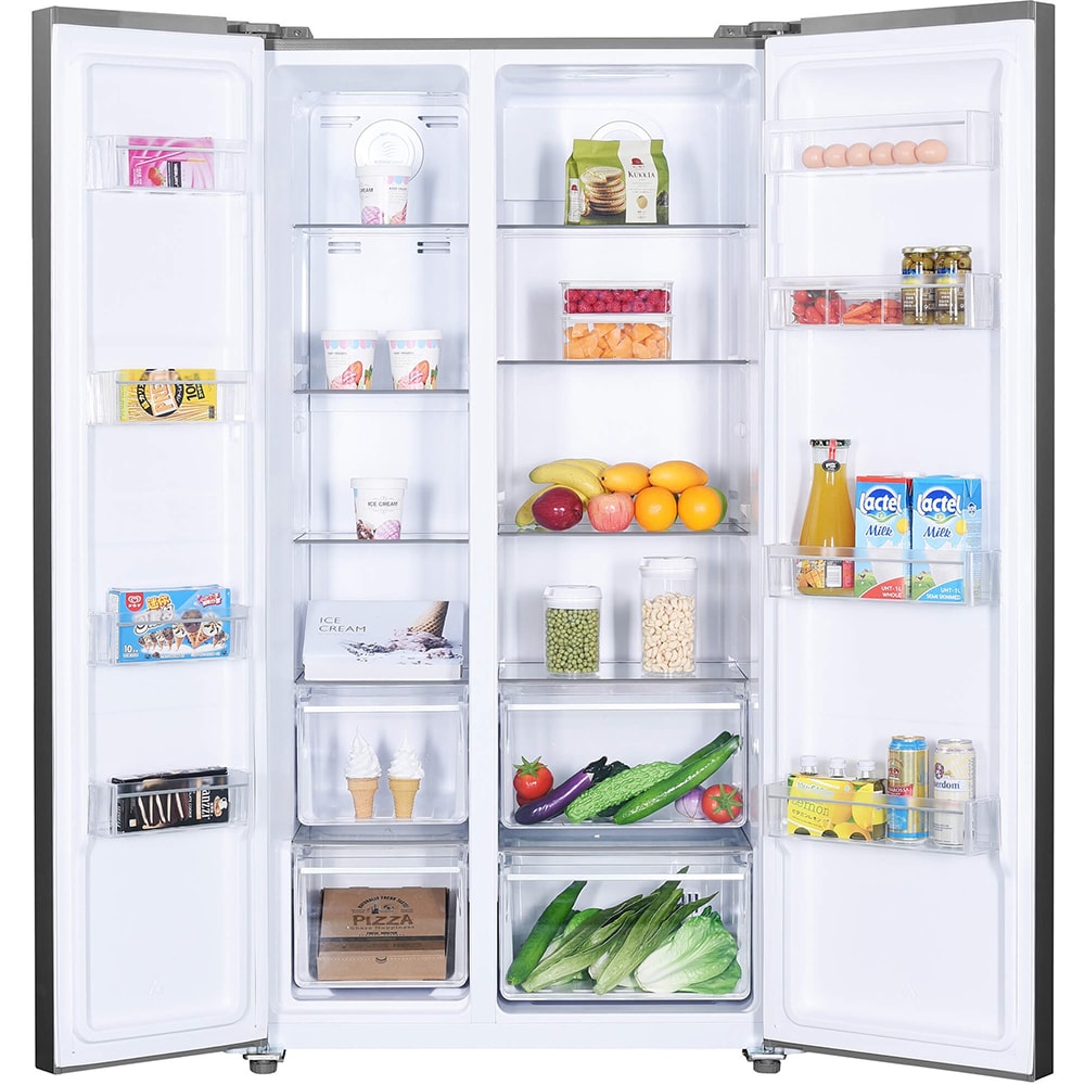 Side by Side BEKO GNO5323XPN, No Frost, 532 l, H 177 cm, Clasa D, inox