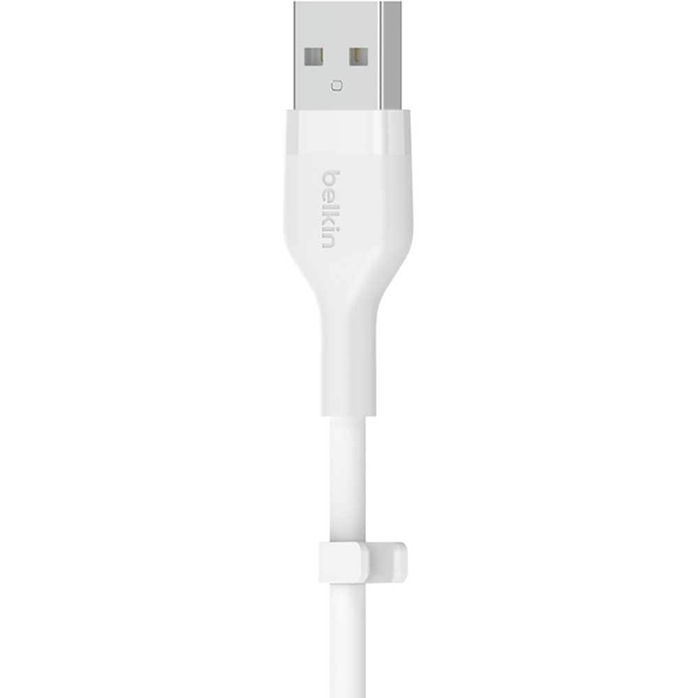 Cablu date BELKIN CAB008bt1MWH, USB-A - USB-C, 1m, alb