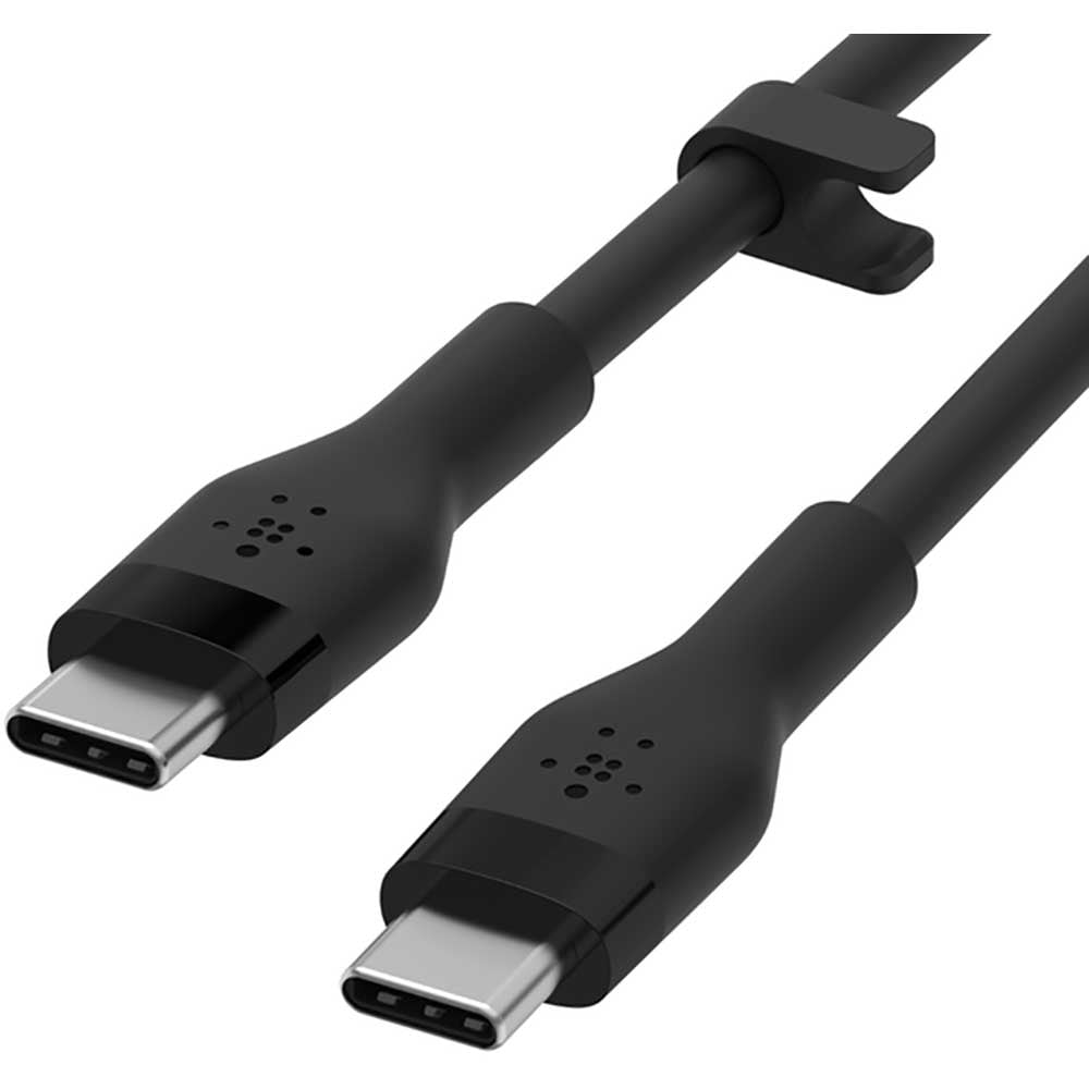 Cablu date BELKIN CAB009bt1MBK, USB-C - USB-C, 1m, negru