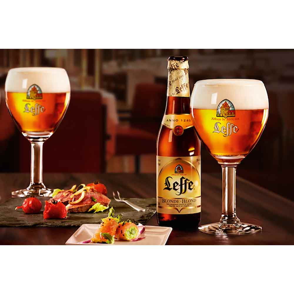 Bere blonda Leffe Blonde bax 0.33L x 24 sticle