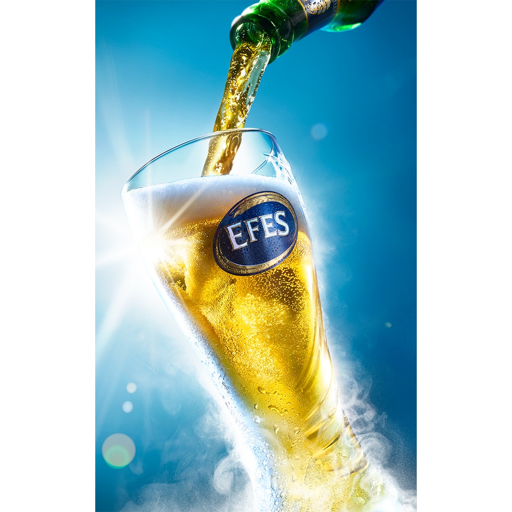 Bere blonda Efes Pilsener Import Turcia bax 0.33L x 24 sticle