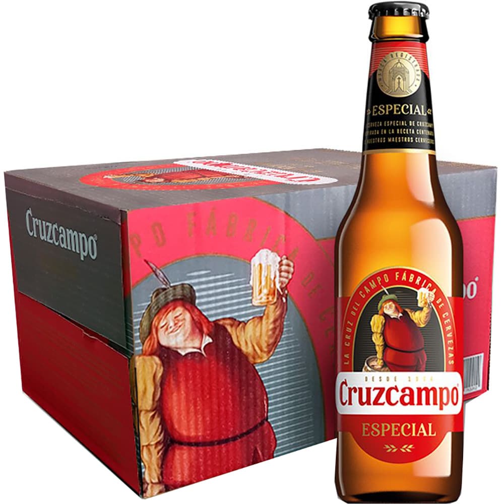 Bere blonda Cruzcampo bax 0.33L x 24 sticle