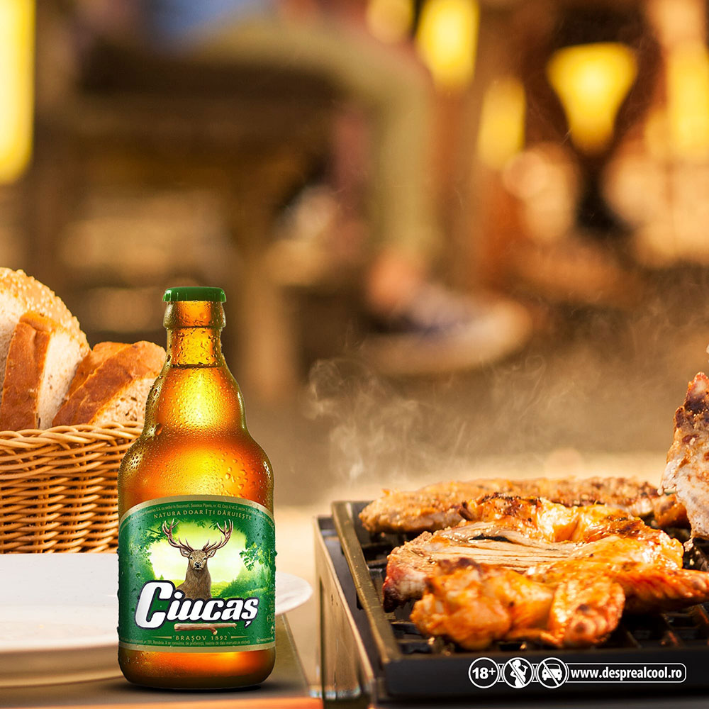 Bere blonda Ciucas bax 0.33L x 24 sticle