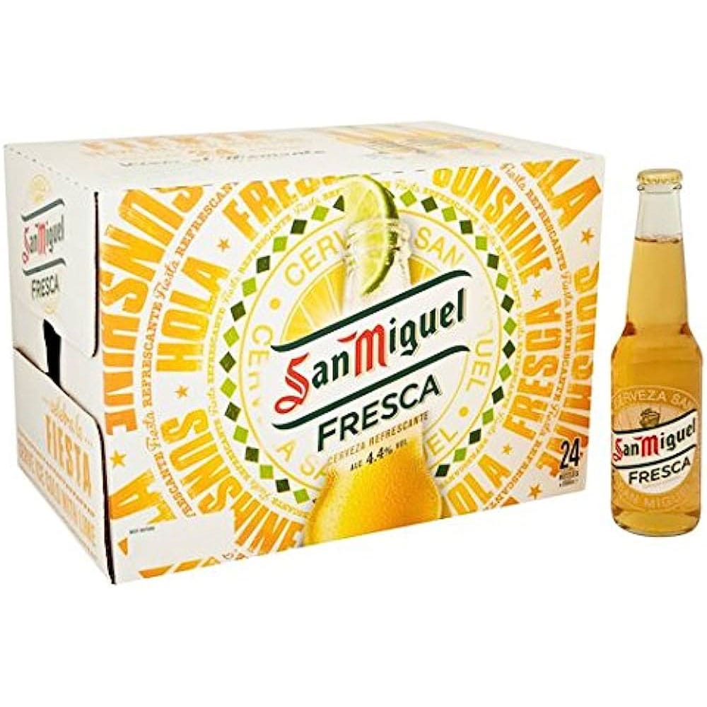 Bere blonda San Miguel Fresca bax 0.33L x 24 sticle