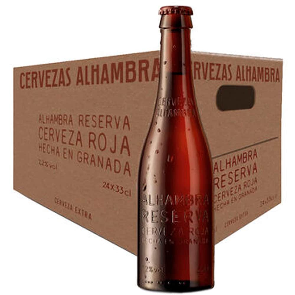 Bere blonda Alhambra Roja bax 0.33L x 24 sticle