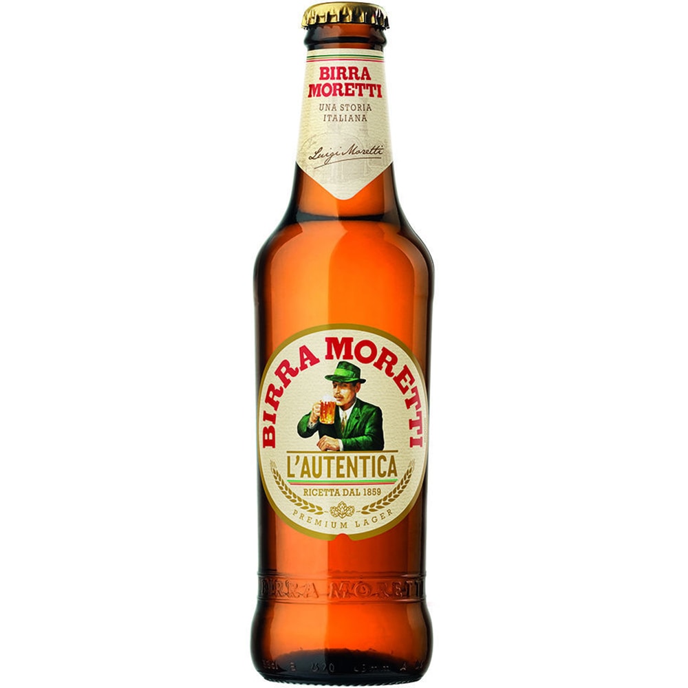 Bere blonda Birra Moretti bax 0.33L x 24 sticle