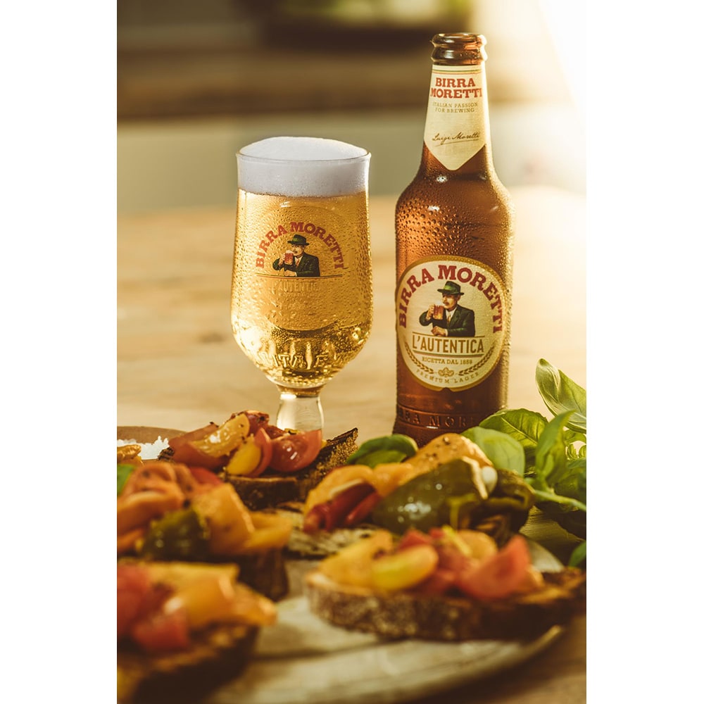 Bere blonda Birra Moretti bax 0.33L x 24 sticle
