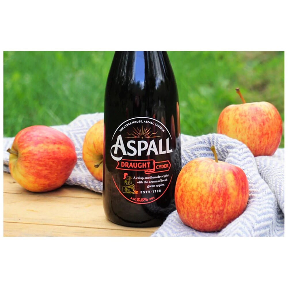 Bere cu arome Aspall Draught Cyder bax 0.5L x 12 sticle