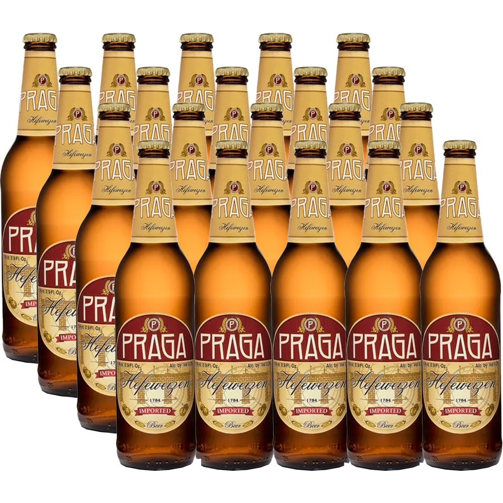 Bere blonda Praga Hefeweizen bax 0.5L x 20 sticle