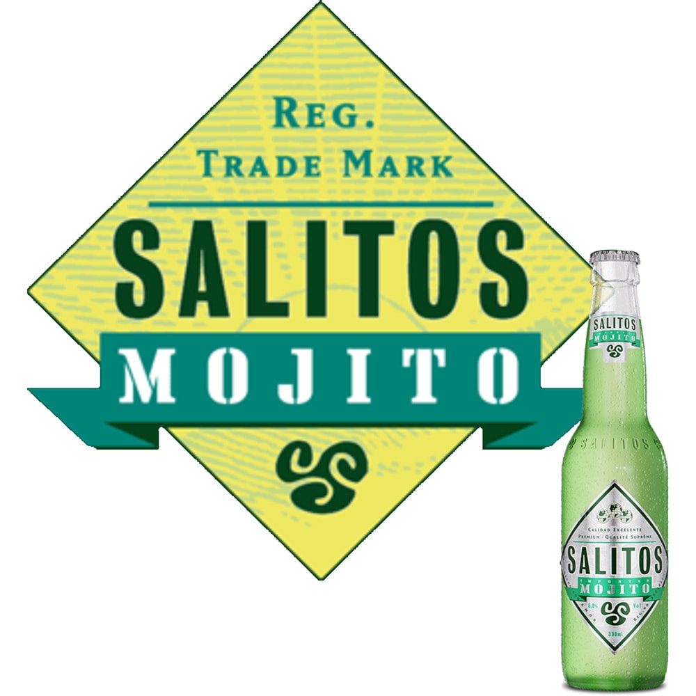 Bere cu arome Salitos Mojito bax 0.33L x 24 sticle