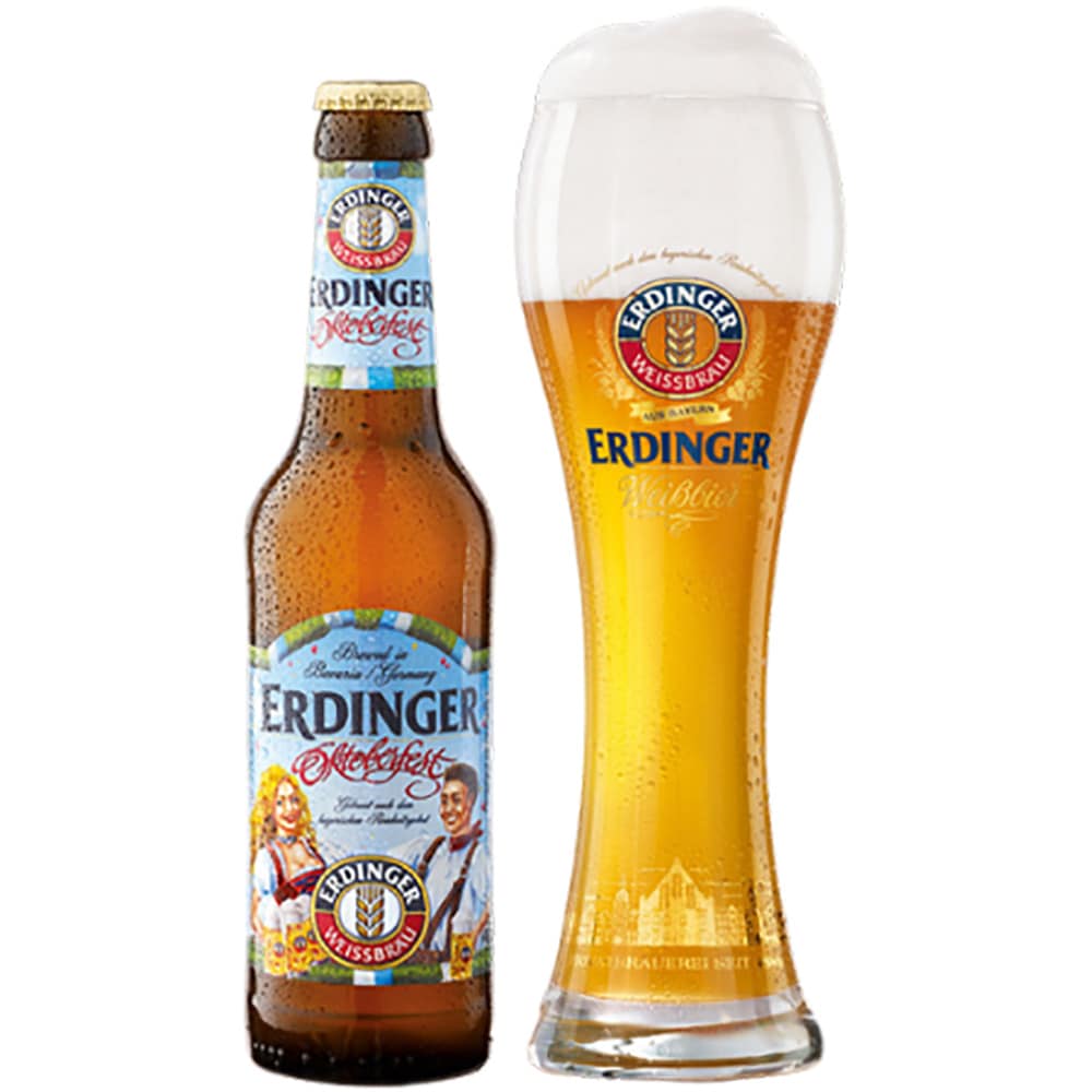 Bere alba Erdinger Oktoberfest Editie Limitata bax 0.5L x 12 sticle