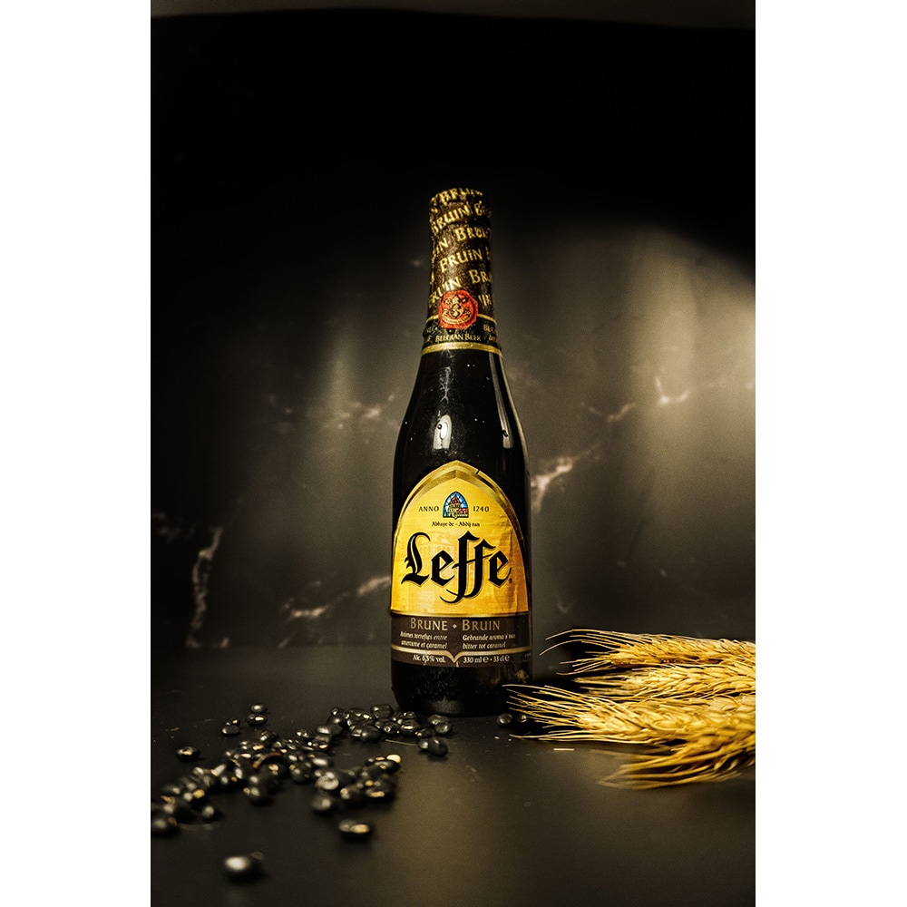 Bere bruna Leffe bax 0.33L x 24 sticle