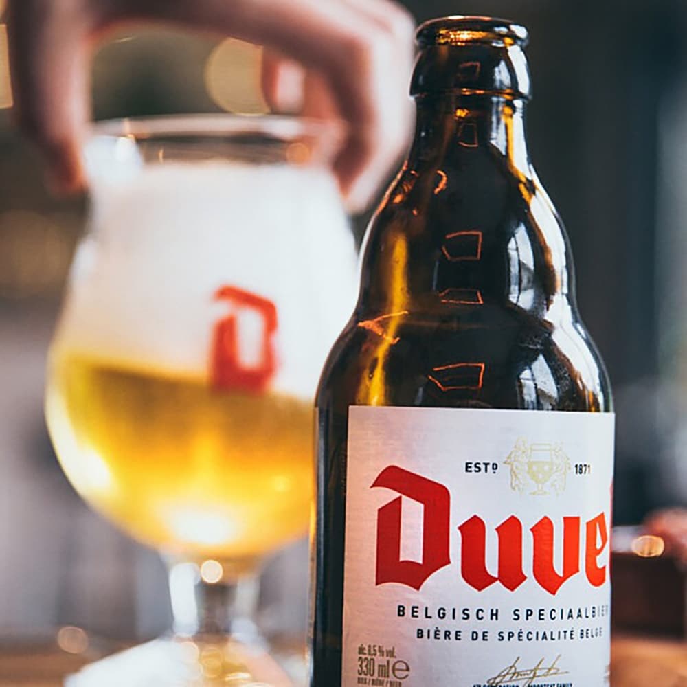 Bere blonda Duvel Beer Bottle bax 0.33L x 24 sticle