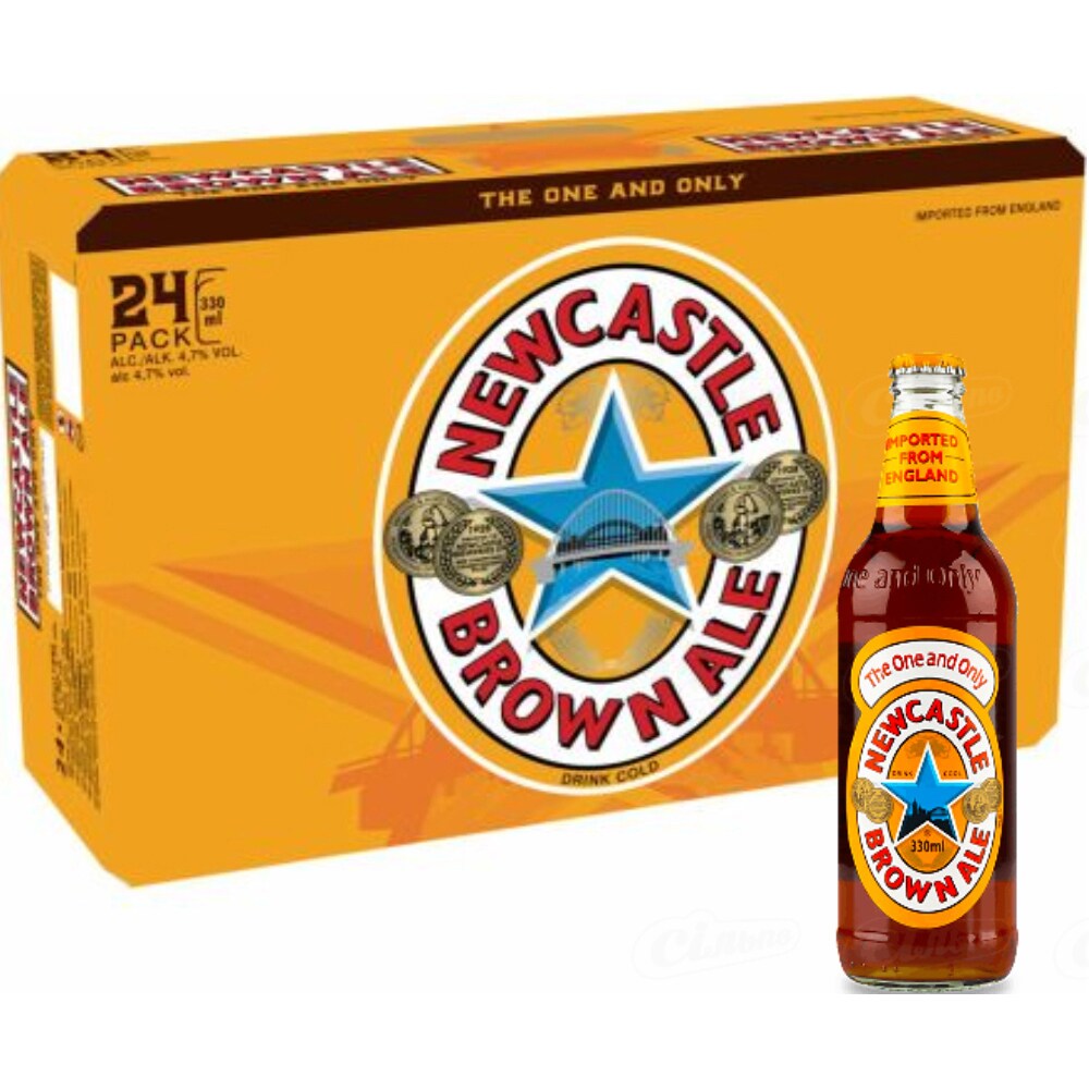 Bere bruna Newcastle Brown Ale bax 0.33L x 24 sticle