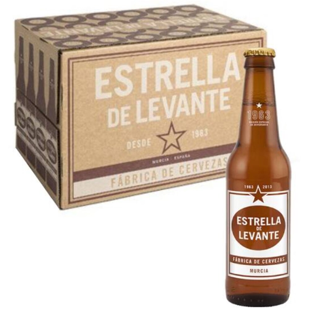 Bere blonda Estrella de Levante Bottle bax 0.33L x 24 sticle