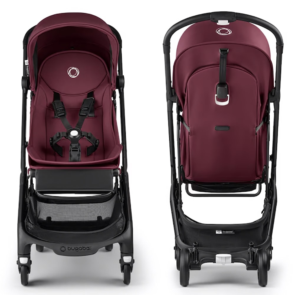 Carucior sport BUGABOO Butterfly BG100025046, 5 puncte, 6 luni+, visiniu-negru
