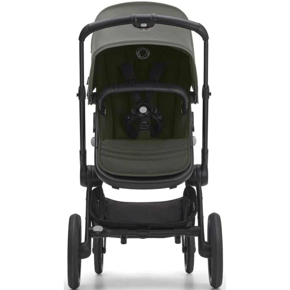 Carucior 2in1 BUGABOO Fox 5 BG100051031, 5 puncte, 0 luni+, kaki-negru