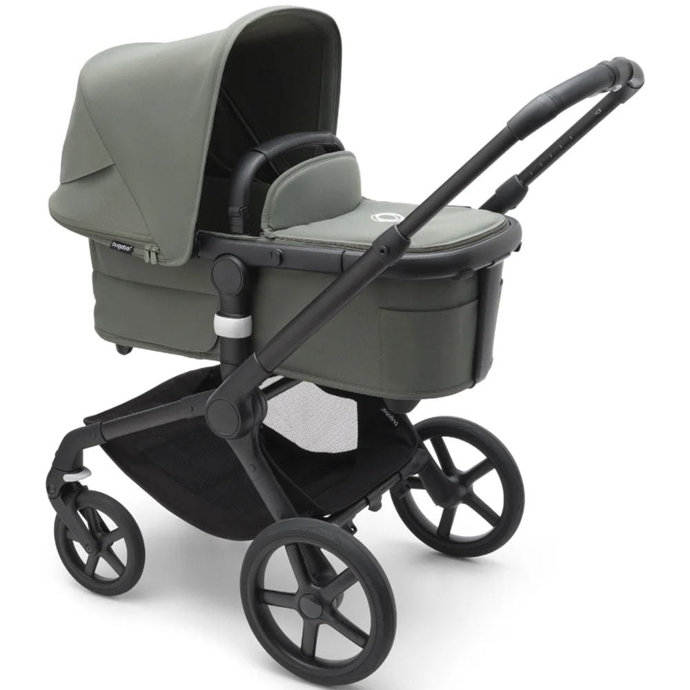 Carucior 2in1 BUGABOO Fox 5 BG100051031, 5 puncte, 0 luni+, kaki-negru
