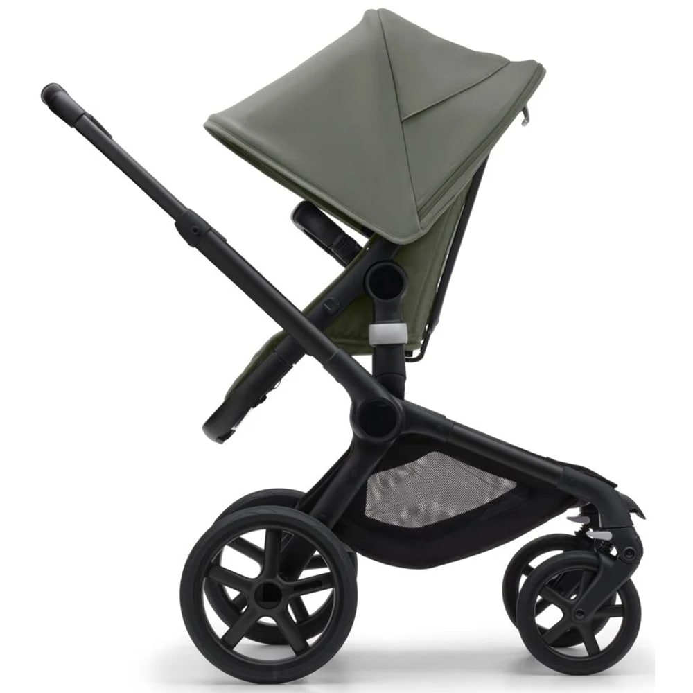 Carucior 2in1 BUGABOO Fox 5 BG100051031, 5 puncte, 0 luni+, kaki-negru