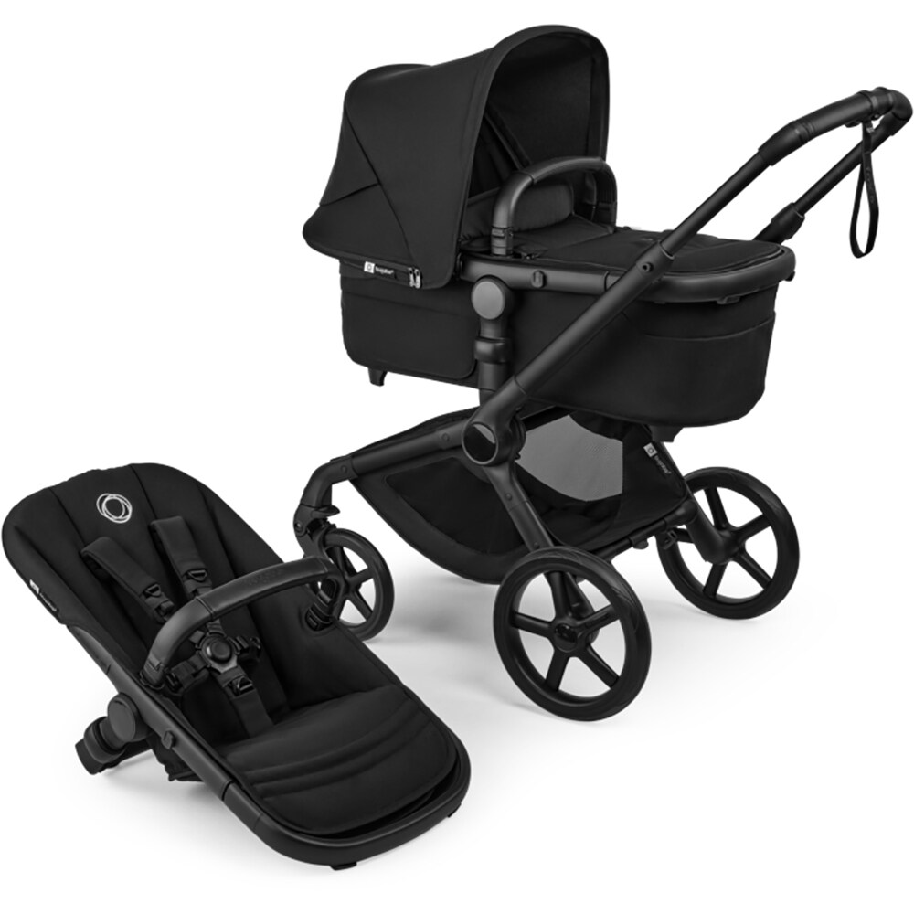 Carucior 2in1 BUGABOO Fox 5 Renew BG100051131, 5 puncte, 0 luni+, negru