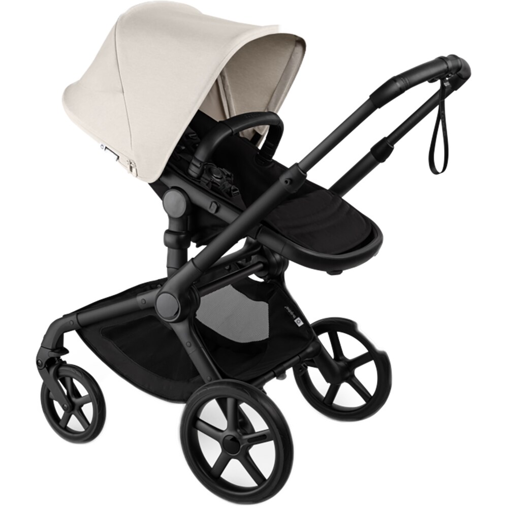 Carucior 2in1 BUGABOO Fox 5 Renew BG100051145, 5 puncte, 0 luni+, alb-negru
