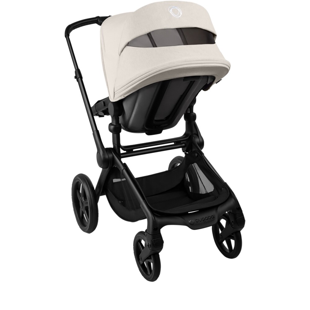 Carucior 2in1 BUGABOO Fox 5 Renew BG100051145, 5 puncte, 0 luni+, alb-negru