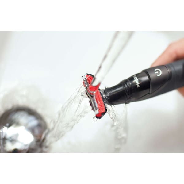 Aparat de tuns parul corporal PHILIPS BodyGroom series 1000 BG105/10, baterie, negru-rosu