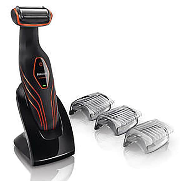 Aparat de tuns parul corporal PHILIPS BodyGroom BG2026/32, acumulator, 50 min, negru - portocaliu
