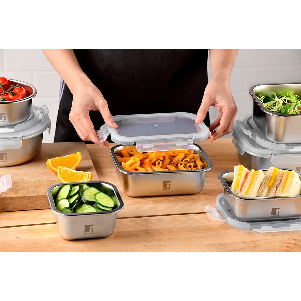 Caserola BERGNER Lovers BG-36312-GY, 1.8l, inox, argintiu