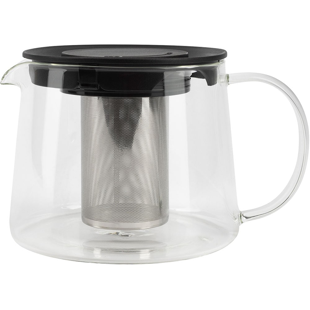 Ceainic cu infuzor BERGNER Coffee&Tea BG-38352-MM, 1.1l, sticla, transparent