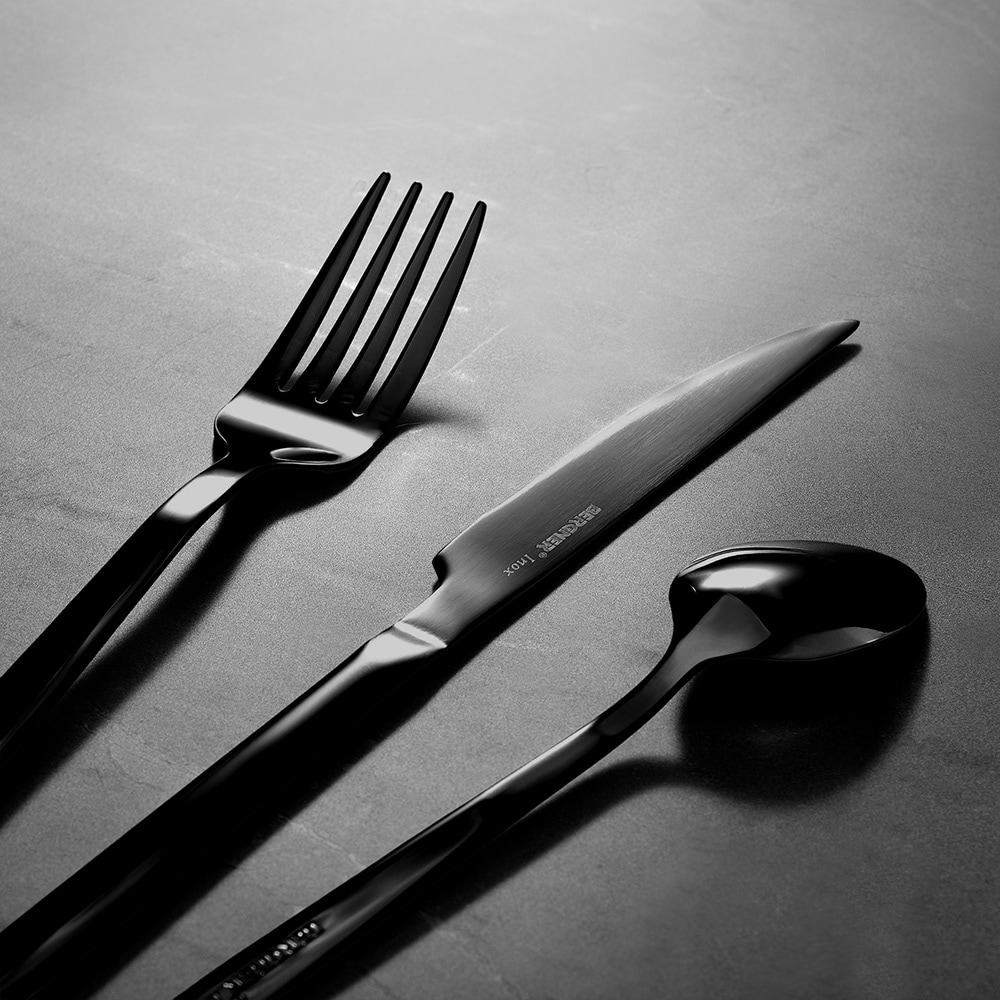 Set tacamuri BERGNER Sofia BG-45194-BK, 16 piese, inox