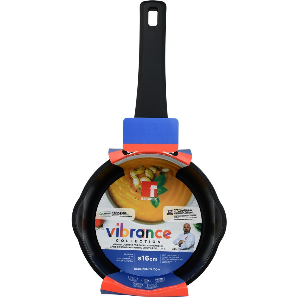 Cratita BERGNER Vibrance BG-57264-BLL-RO, 1.4l, 16cm, aluminiu, verde