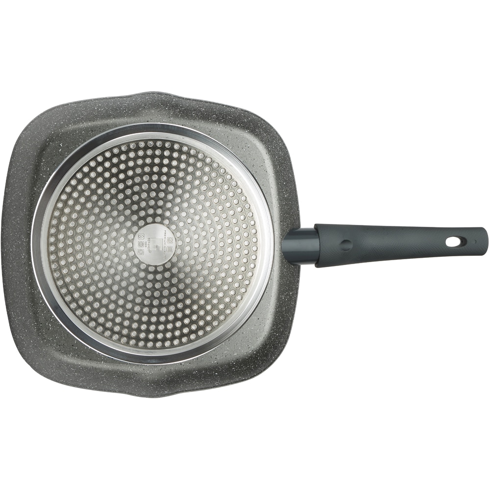 Tigaie grill BERGNER Orion BG-8520-MBG, 28 x 28 cm, aluminiu, gri