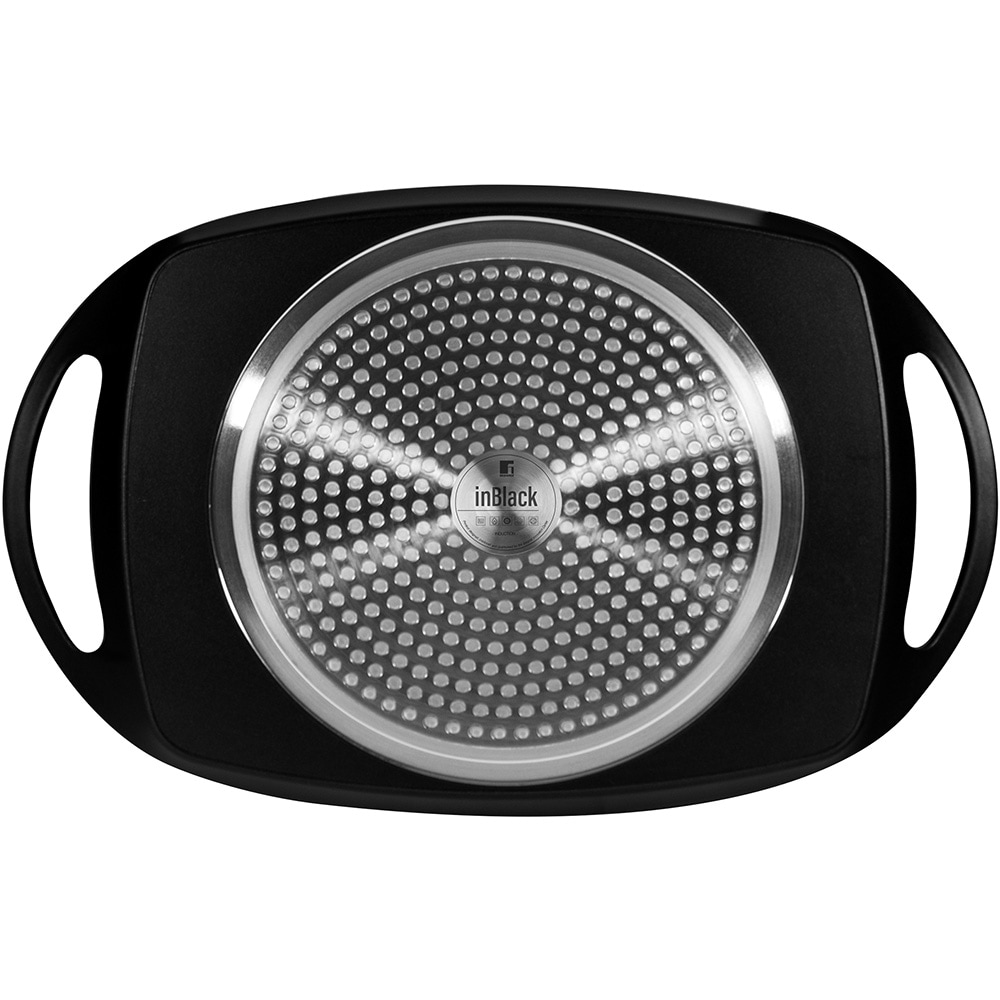 Plansa Grill BERGNER BGEU-0972, 36.9x24.6cm, aluminiu, negru